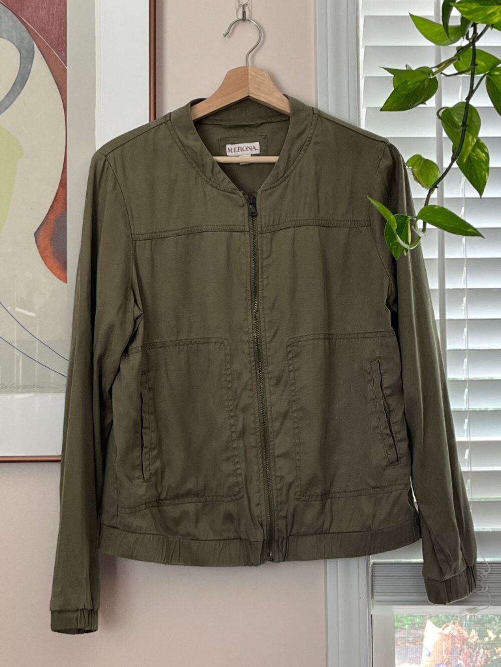 Merona Lightweight Zip-Up Utility Jacket